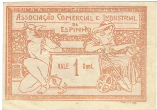 Aveiro, District of 1 Centavo, 1920 obverse