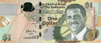 Bahamas 1 Dollar, 2008-2015 obverse