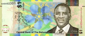 Bahamas 1 Dollar, 2024 obverse