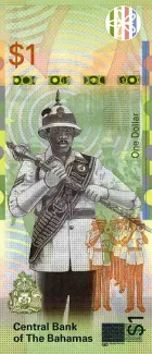 Bahamas 1 Dollar, 2024 reverse