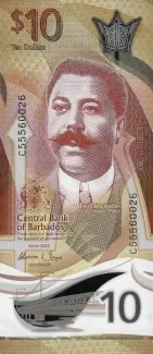 Barbados 10 Dollars, 2022 obverse