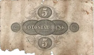 Barbados 5 Dollars, 1898-1912 reverse