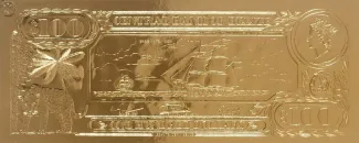 Belize 100 Dollars, 1984 reverse