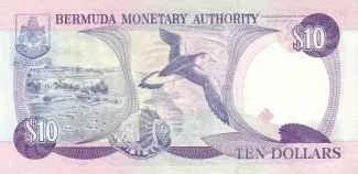 Bermuda 10 Dollars - Elizabeth II, 1999 reverse