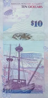 Bermuda 10 Dollars - Elizabeth II, 2009 reverse