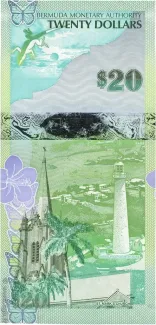 Bermuda 20 Dollars - Elizabeth II, 2009 reverse