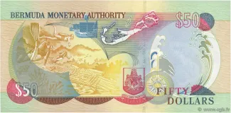 Bermuda 50 Dollars - Elizabeth II, 2003 P-56 reverse
