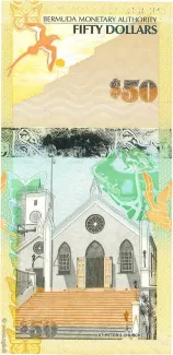 Bermuda 50 Dollars - Elizabeth II, 2009 reverse