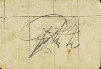 Bohol 50 Centavos, 1943 reverse