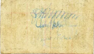 Bohol 50 Centavos, 1944 reverse