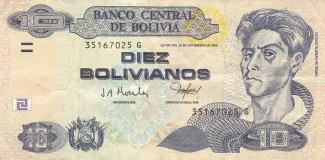 Bolivia 10 Bolivianos, 2007 image