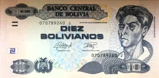 Bolivia 10 Bolivianos, 2017 image