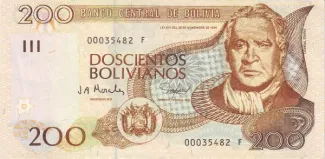 Bolivia 200 Bolivianos, 2015 image