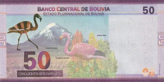 Bolivia 50 Bolivianos, 2019-2024 reverse