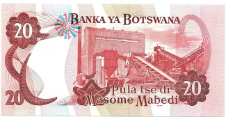 Botswana 20 Pula, 1999 reverse