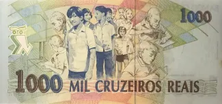 Brazil 1.000 Cruzeiros Reais, 1993 reverse
