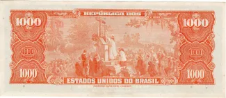 Brazil 1.000 Cruzeiros, 1961-1963 reverse
