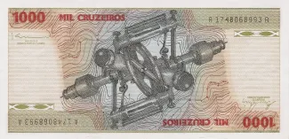 Brazil 1.000 Cruzeiros, 1978-1980 reverse