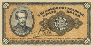 Brazil 100 Mil Réis, 1932 obverse