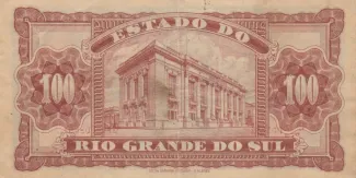 Brazil 100 Mil Réis, 1934 reverse