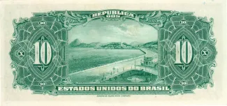 Brazil 10 Cruzeiros, 1942 reverse