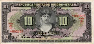 Brazil 10 Mil Réis, 1927 obverse