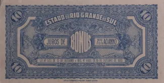 Brazil 10 Mil Réis, 1930 reverse
