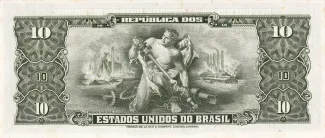 Brazil 1 Centavos, 1966-1967 reverse