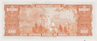 Brazil 1 Cruzeiro Novo, 1966-1967 reverse