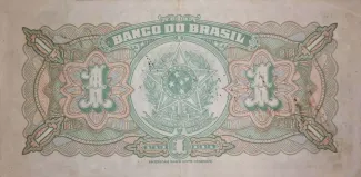 Brazil 1 Cruzeiro, 1944 reverse