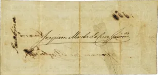 Brazil 1 Mil Réis, 1833 reverse