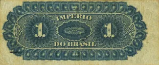 Brazil 1 Mil Réis, 1870 reverse