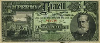 Brazil 1 Mil Réis, 1888 obverse