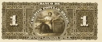 Brazil 1 Mil Réis, 1890 reverse