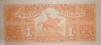 Brazil 1 Mil Réis, 1918 reverse