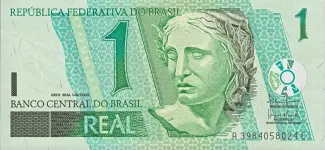 Brazil 1 Real, 2003 obverse