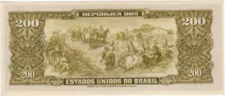 Brazil 200 Cruzeiros, 1949 reverse