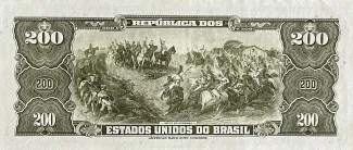 Brazil 200 Cruzeiros, 1961-1964 reverse