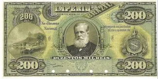 Brazil 200 Mil Réis, 1889 obverse