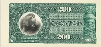 Brazil 200 Mil Réis, 1891-1893 reverse