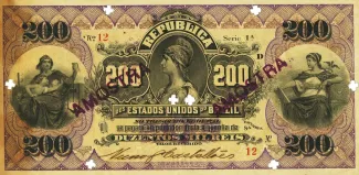 Brazil 200 Mil Réis, 1897 obverse