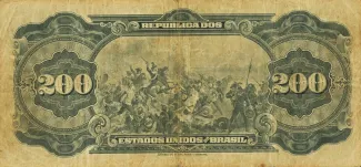Brazil 200 Mil Réis, 1927 reverse