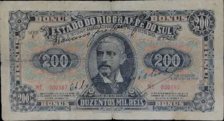 Brazil 200 Mil Réis, 1934 obverse