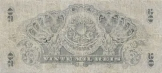 Brazil 20 Mil Réis, 1900 reverse