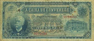 Brazil 20 Mil Réis, 1907 obverse