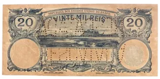 Brazil 20 Mil Réis, 1907 reverse