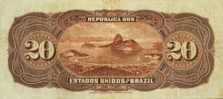 Brazil 20 Mil Réis, 1909 reverse