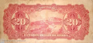 Brazil 20 Mil Réis, 1927 reverse