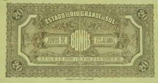 Brazil 20 Mil Réis, 1930 reverse