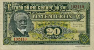 Brazil 20 Mil Réis, 1932 obverse